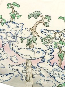 画像4: 【送料無料】WNTD APPAREL PEN SKETCH THERMAL LS TEE (4)