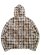 画像2: 【送料無料】GUAPI SAND BROWN SKELETON HALF ZIP HOODIE (2)