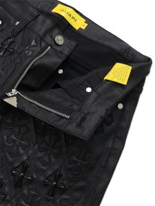 画像4: 【送料無料】GUAPI ALL BLACK RELIC WAXED DENIM V2 (4)