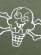 画像5: 【送料無料】ICECREAM BONES WASHED LS TEE FOUR LEAF CLOVER (5)