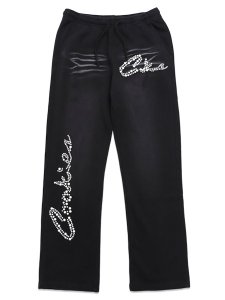 画像1: 【送料無料】COOKIES CLOTHING BLACK PEARL FRENCH TERRY SWEATPANT BLACK/WHITE (1)