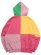 画像2: 【送料無料】ICECREAM EMBROIDEREY LOGO CRAZY COTTON ZIP UP HOODIE MIX2 (2)