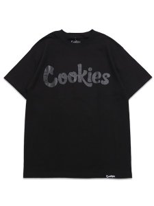 画像1: COOKIES CLOTHING ORIGINAL LOGO TEE BLACK/BLACK (1)