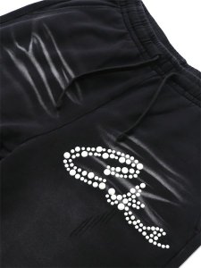 画像5: 【送料無料】COOKIES CLOTHING BLACK PEARL FRENCH TERRY SWEATPANT BLACK/WHITE (5)