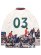 画像2: 【送料無料】BILLIONAIRE BOYS CLUB BB HOUNDS PRINTED SOCCER JERSEY GARDENIA (2)