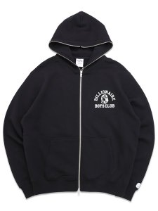 画像1: 【送料無料】BILLIONAIRE BOYS CLUB BB UNI HELMET ZIP FRONT HOODIE BLACK (1)