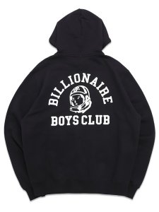 画像2: 【送料無料】BILLIONAIRE BOYS CLUB BB UNI HELMET ZIP FRONT HOODIE BLACK (2)