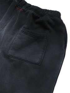 画像4: 【送料無料】MOOJI MOOJI SWEAT 02 PANTS AGED BLACK (4)