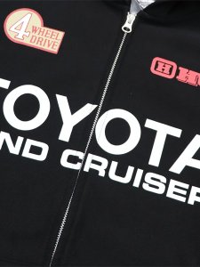 画像3: 【送料無料】HUF TOYOTA LAND CRUISER HEAVYWEIGHT FULL ZIP HOODIE (3)
