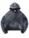 画像1: 【送料無料】MOOJI MOOJI OVERSIZED CROP HOODIE SPLATTER BLACK (1)