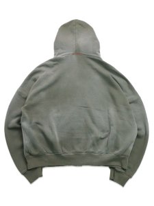画像2: 【送料無料】MOOJI MOOJI OVERSIZE ZIP UP HOODIE AGED OLIVE GREEN (2)
