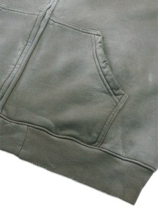 画像4: 【送料無料】MOOJI MOOJI OVERSIZE ZIP UP HOODIE AGED OLIVE GREEN (4)