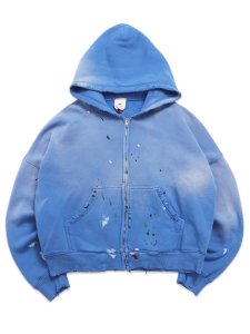 画像1: 【送料無料】MOOJI MOOJI OVERSIZE ZIP UP HOODIE STREET POWDER BLUE (1)