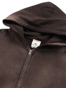 画像3: 【送料無料】MOOJI MOOJI OVERSIZE ZIP UP HOODIE AGED BROWN (3)