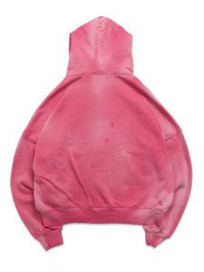 画像2: 【送料無料】MOOJI MOOJI OVERSIZE ZIP UP HOODIE STREET RED (2)