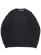 画像1: 【送料無料】POLO RALPH LAUREN CABLE KNIT COTTON CREW SWEATER POLO BLACK (1)