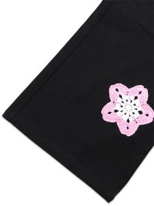 画像7: 【送料無料】ARKYVE PINK STAR CROCHET BLACK DENIM (7)