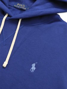 画像3: 【送料無料】POLO RALPH LAUREN RL FLEECE PULLOVER HOODIE BLUE YACHT (3)