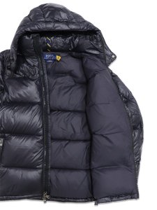 画像8: 【送料無料】POLO RALPH LAUREN GORHAM GLOSSED DOWN JACKET POLO BLACK GLOSSY (8)