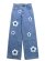 画像1: 【送料無料】ARKYVE BLUE STAR CROCHET PATCH DENIM (1)