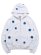 画像1: 【送料無料】ARKYVE BLUE STAR CROCHET PATCH ZIP HOODIE (1)