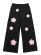 画像1: 【送料無料】ARKYVE PINK STAR CROCHET BLACK DENIM (1)