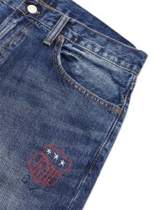 画像3: 【送料無料】POLO RALPH LAUREN DISTRESSED EMBROIDERED JEANS RHINEBECK (3)