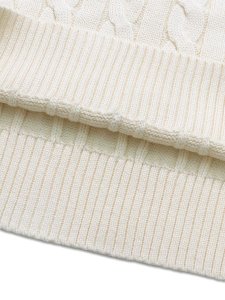 画像5: 【送料無料】POLO RALPH LAUREN CABLE KNIT COTTON CREW SWEATER ANDOVER CREAM (5)