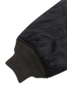 画像8: 【送料無料】AVIREX CWU-10P QUILTED JACKET BLACK (8)