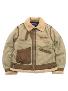 画像1: 【送料無料】AVIREX CLASSIC COTTON B-3 JACKET KHAKI (1)
