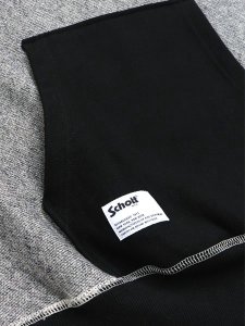 画像4: 【送料無料】SCHOTT SALT AND PEPPER HOODED SWEAT GREY (4)