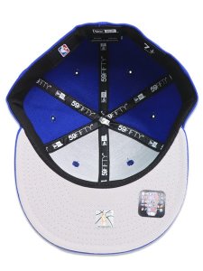 画像5: NEW ERA 59FIFTY NBA KNICKS 3X CHAMPIONS BLUE (5)