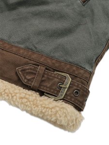 画像6: 【送料無料】AVIREX CLASSIC COTTON B-3 JACKET OLIVE (6)