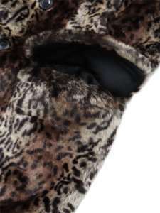 画像4: 【送料無料】SCHOTT LEOPARD FUR CHESTER FIELD COAT (4)