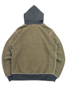 画像2: 【送料無料】SCHOTT SALT AND PEPPER HOODED SWEAT BEIGE (2)