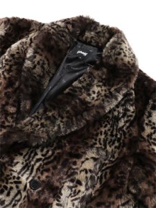 画像3: 【送料無料】SCHOTT LEOPARD FUR CHESTER FIELD COAT (3)