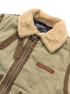 画像3: 【送料無料】AVIREX CLASSIC COTTON B-3 JACKET KHAKI (3)