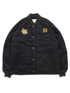 画像1: 【送料無料】AVIREX CWU-10P QUILTED JACKET BLACK (1)