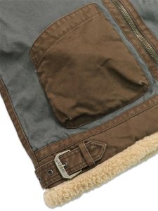 画像5: 【送料無料】AVIREX CLASSIC COTTON B-3 JACKET OLIVE (5)