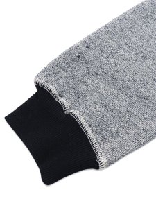 画像6: 【送料無料】SCHOTT SALT AND PEPPER HOODED SWEAT GREY (6)