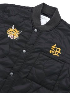 画像3: 【送料無料】AVIREX CWU-10P QUILTED JACKET BLACK (3)