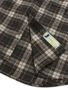 画像5: 【送料無料】WHIMSY SOCKS TARTAN FLANNEL SHIRT BLACK (5)