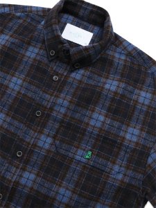 画像3: 【送料無料】WHIMSY SOCKS TARTAN FLANNEL SHIRT BLUE (3)