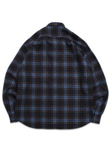 画像2: 【送料無料】WHIMSY SOCKS TARTAN FLANNEL SHIRT BLUE (2)