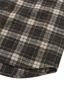 画像4: 【送料無料】WHIMSY SOCKS TARTAN FLANNEL SHIRT BLACK (4)