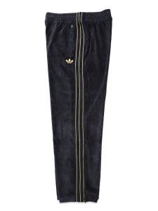 画像6: 【送料無料】ADIDAS FIREBIRD VELOUR TRACK PANTS-BLACK (6)