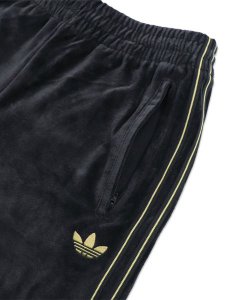 画像3: 【送料無料】ADIDAS FIREBIRD VELOUR TRACK PANTS-BLACK (3)