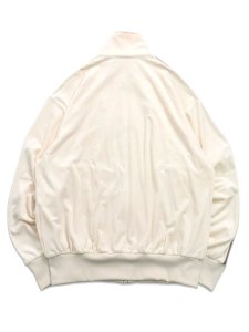 画像2: 【送料無料】ADIDAS FIREBIRD VELOUR TRACK TOP-WONDER WHITE (2)