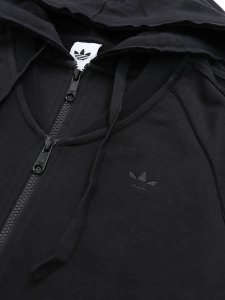 画像3: 【送料無料】ADIDAS WMNS SST DOUBLE FRONT HOODIE-BLACK (3)