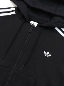 画像3: 【送料無料】ADIDAS WMNS CROP ZIP HOODIE-BLACK (3)